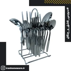 سرویس قاشق و چنگال 38 پارچه رومیزی رومانزو – طرح 1